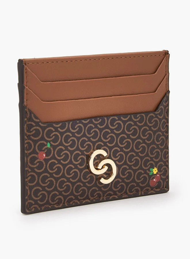 Celeste Monogram Print Card Holder